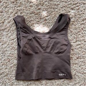 Sefi Cocoa Brown Tank